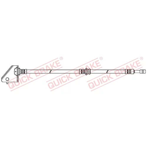 Brzdová hadica QUICK BRAKE 50.880