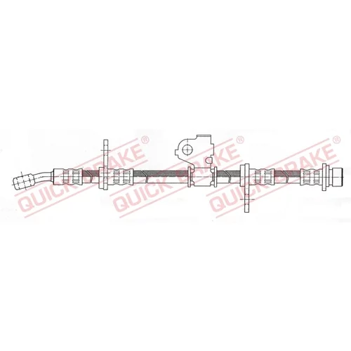 Brzdová hadica QUICK BRAKE 58.924