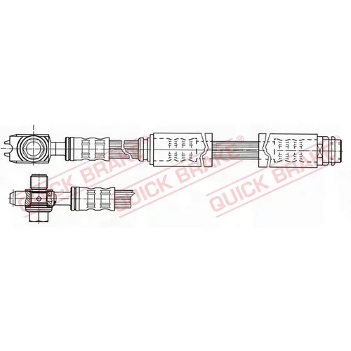 Brzdová hadica QUICK BRAKE 58.962X