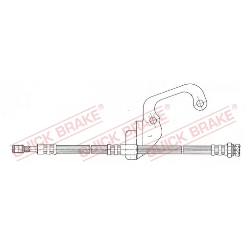 Brzdová hadica 59.922 (Quick Brake)