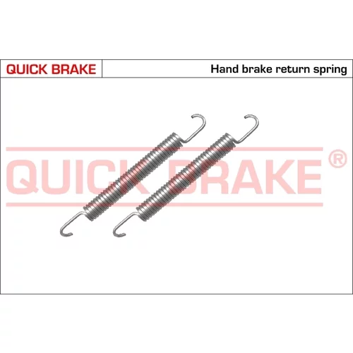 Sada príslušenstva čeľustí parkovacej brzdy QUICK BRAKE 105-0480