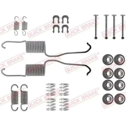 Sada príslušenstva brzdovej čeľuste QUICK BRAKE 105-0684