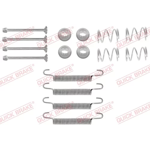 Sada príslušenstva čeľustí parkovacej brzdy QUICK BRAKE 105-0711