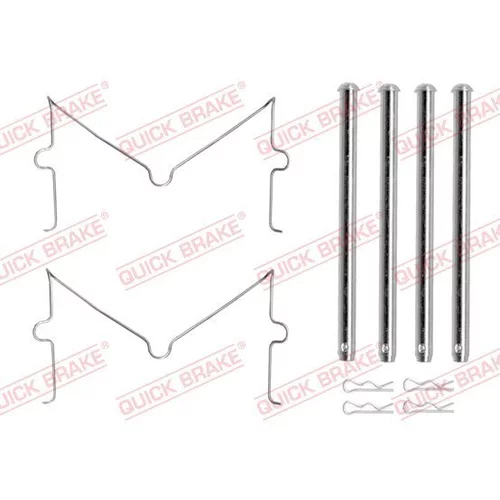 Sada príslušenstva obloženia kotúčovej brzdy QUICK BRAKE 109-0180