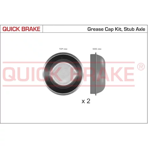 Krytka ložiska kolesa QUICK BRAKE 9827K