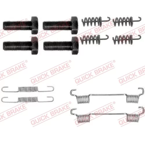 Sada príslušenstva čeľustí parkovacej brzdy QUICK BRAKE 105-0865