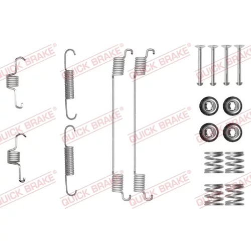 Sada príslušenstva brzdovej čeľuste QUICK BRAKE 105-0889