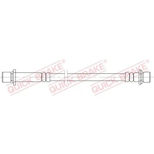 Brzdová hadica QUICK BRAKE 25.080