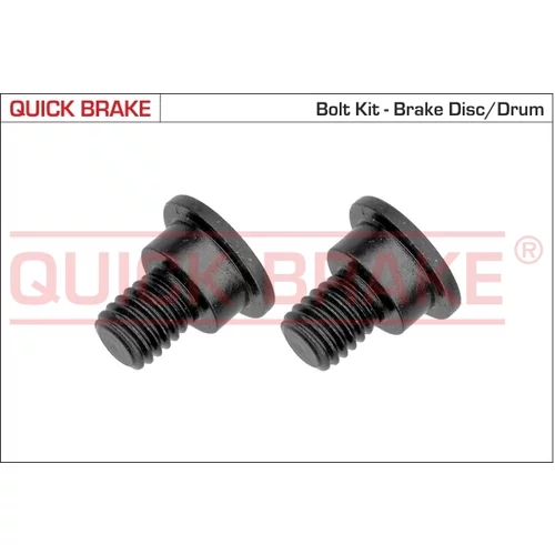 sada skrutiek, brzdový kotúč QUICK BRAKE 11662K