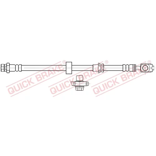 Brzdová hadica QUICK BRAKE 50.718X