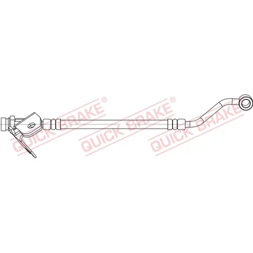 Brzdová hadica QUICK BRAKE 58.015X