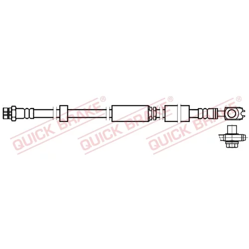 Brzdová hadica QUICK BRAKE 58.892X