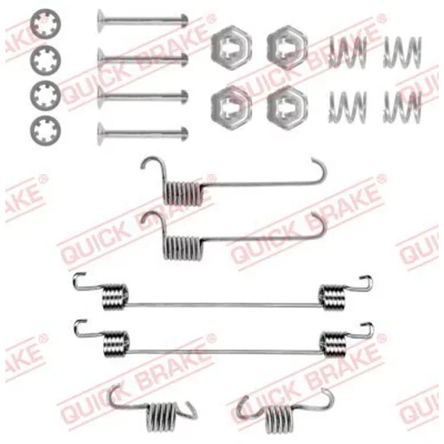 Sada príslušenstva brzdovej čeľuste QUICK BRAKE 105-0650