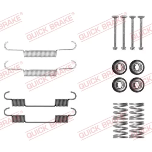 Sada príslušenstva čeľustí parkovacej brzdy QUICK BRAKE 105-0897