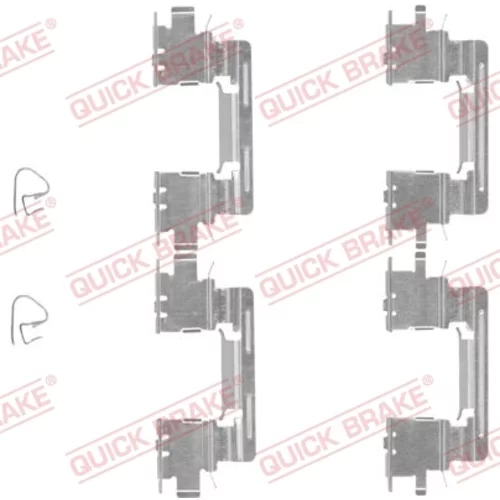 Sada príslušenstva obloženia kotúčovej brzdy QUICK BRAKE 109-1613