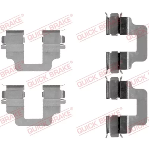 Sada príslušenstva obloženia kotúčovej brzdy QUICK BRAKE 109-1712