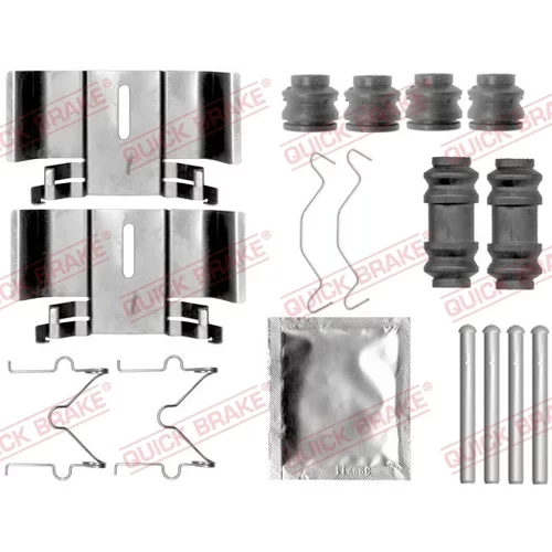 Sada príslušenstva obloženia kotúčovej brzdy QUICK BRAKE 109-1836