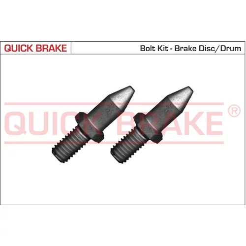 sada skrutiek, brzdový kotúč QUICK BRAKE 11674K