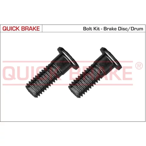 sada skrutiek, brzdový kotúč QUICK BRAKE 11675K