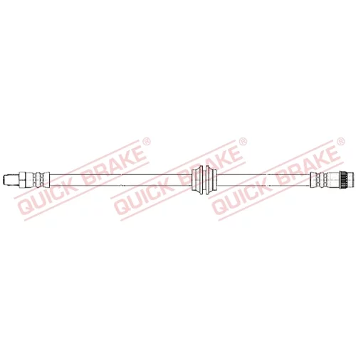 Brzdová hadica QUICK BRAKE 32.117