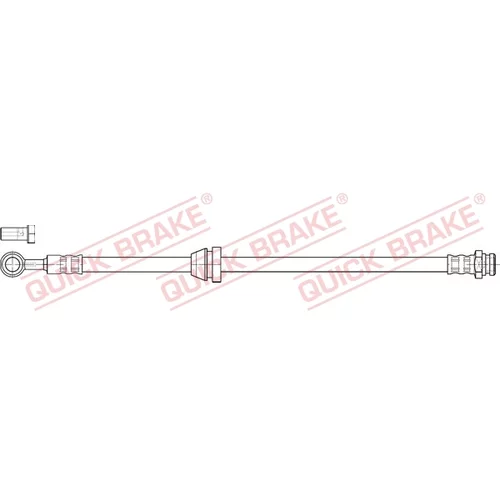 Brzdová hadica QUICK BRAKE 50.854X