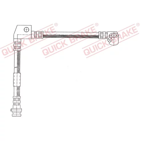 Brzdová hadica QUICK BRAKE 50.988