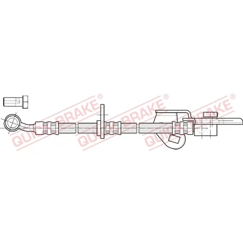 Brzdová hadica QUICK BRAKE 80.902X