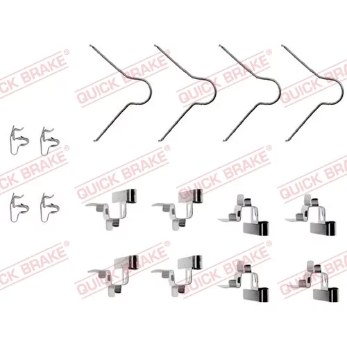 Sada príslušenstva obloženia kotúčovej brzdy QUICK BRAKE 109-1030