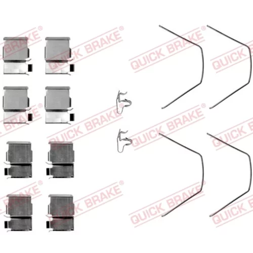 Sada príslušenstva obloženia kotúčovej brzdy QUICK BRAKE 109-1093