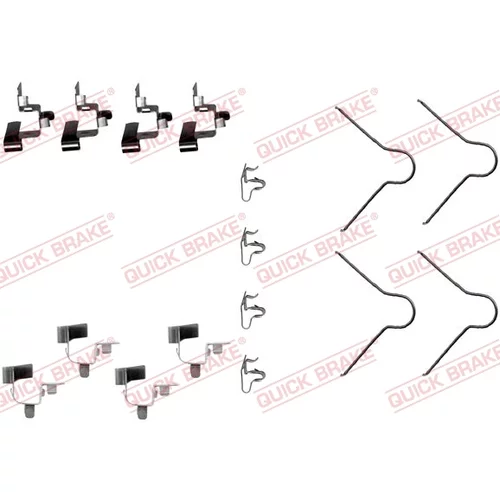Sada príslušenstva obloženia kotúčovej brzdy QUICK BRAKE 109-1130