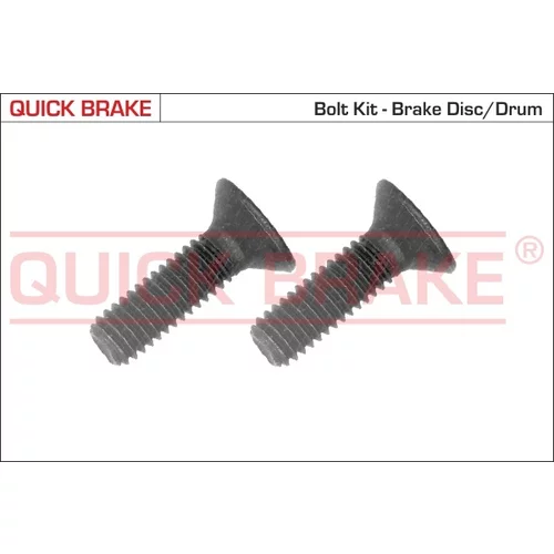 sada skrutiek, brzdový kotúč QUICK BRAKE 11622K