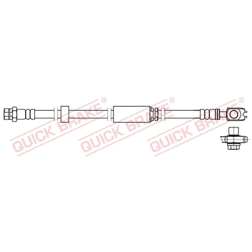 Brzdová hadica QUICK BRAKE 58.871X