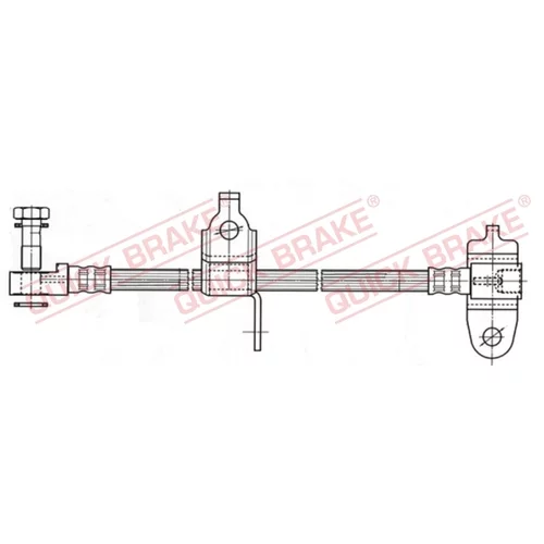 Brzdová hadica QUICK BRAKE 59.977X