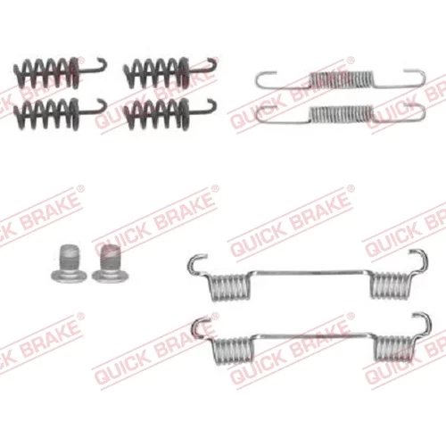 Sada príslušenstva čeľustí parkovacej brzdy QUICK BRAKE 105-0874