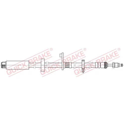 Brzdová hadica QUICK BRAKE 32.824