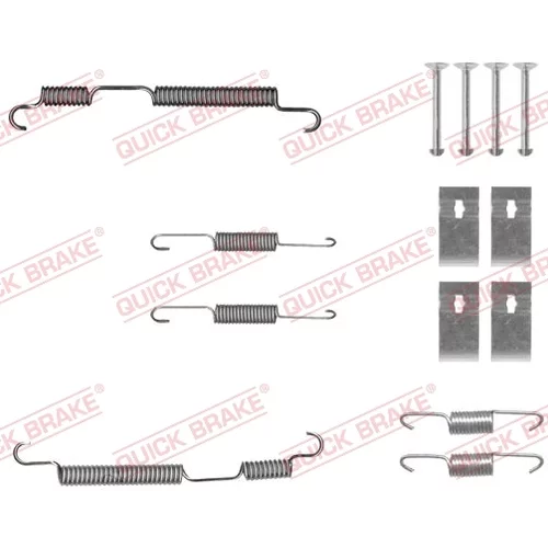 Sada príslušenstva brzdovej čeľuste QUICK BRAKE 105-0050