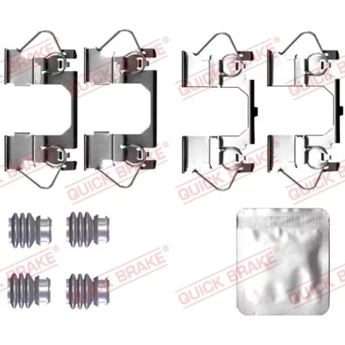 Sada príslušenstva obloženia kotúčovej brzdy QUICK BRAKE 109-0116