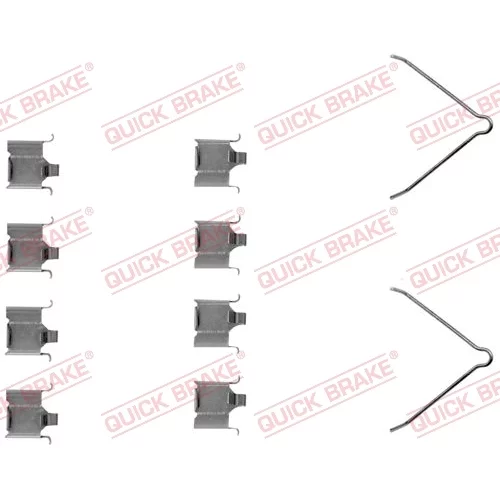 Sada príslušenstva obloženia kotúčovej brzdy QUICK BRAKE 109-1166