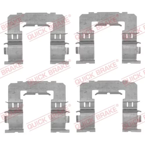 Sada príslušenstva obloženia kotúčovej brzdy QUICK BRAKE 109-1742