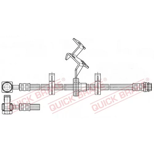 Brzdová hadica QUICK BRAKE 59.986X