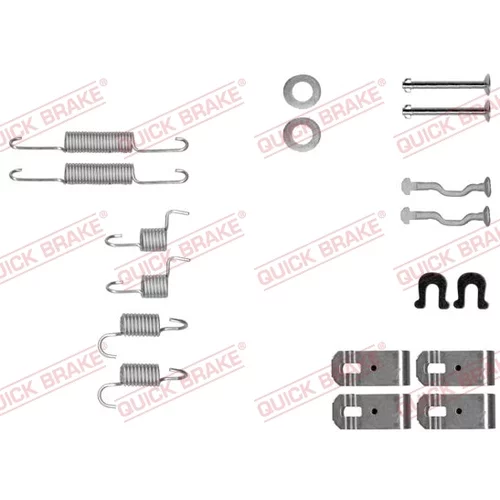 Sada príslušenstva čeľustí parkovacej brzdy QUICK BRAKE 105-0028