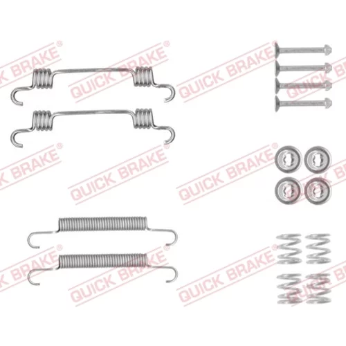 Sada príslušenstva čeľustí parkovacej brzdy QUICK BRAKE 105-0887