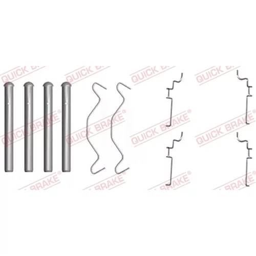 Sada príslušenstva obloženia kotúčovej brzdy QUICK BRAKE 109-1683