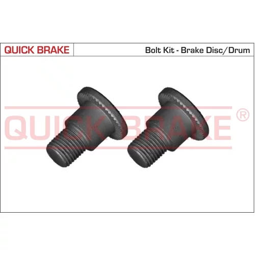 sada skrutiek, brzdový kotúč QUICK BRAKE 11679K