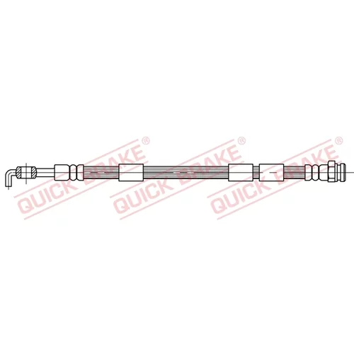 Brzdová hadica QUICK BRAKE 50.400