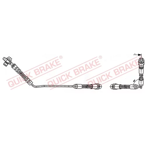 Brzdová hadica QUICK BRAKE 59.941X