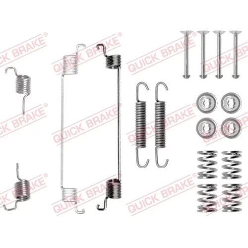 Sada príslušenstva brzdovej čeľuste QUICK BRAKE 105-0672