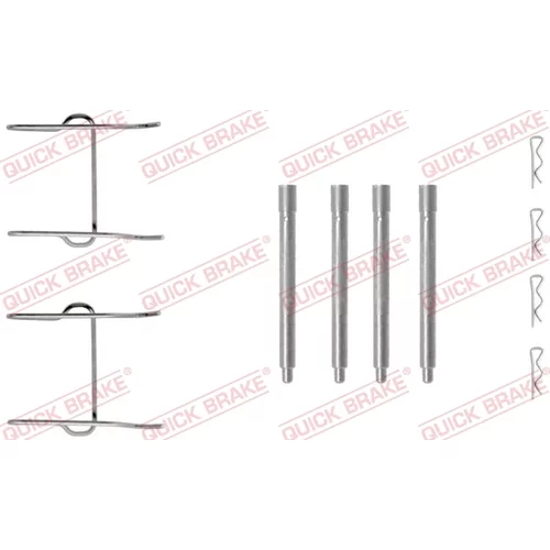 Sada príslušenstva obloženia kotúčovej brzdy QUICK BRAKE 109-1149
