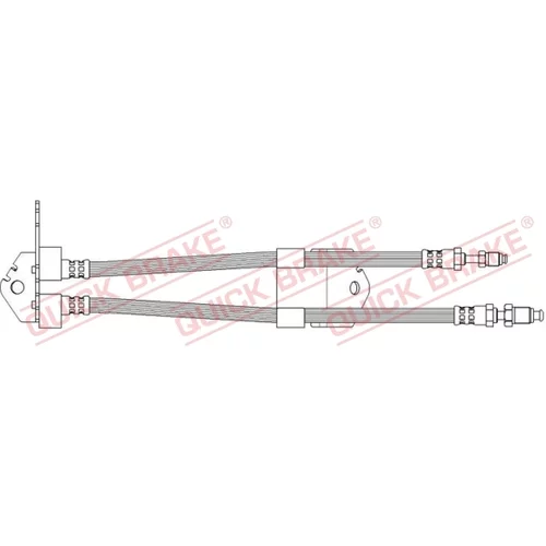 Brzdová hadica QUICK BRAKE 36.700