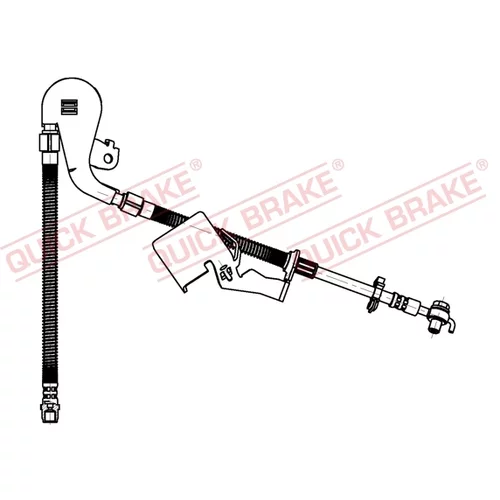 Brzdová hadica 58.804X (Quick Brake)